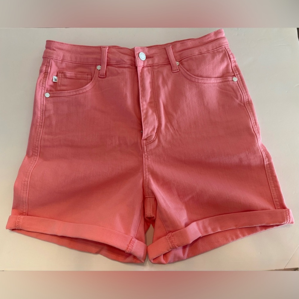 Judy Blue Coral Pink Women's Shorts